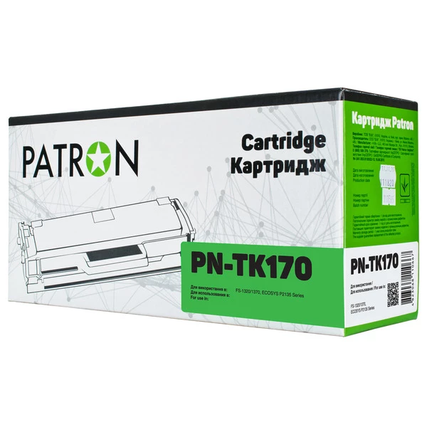 Тонер-картридж совместимый Kyocera Mita TK-170 Patron (PN-TK170)