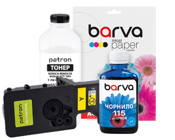 Расходные материалы собственных брендов Patron и Barva