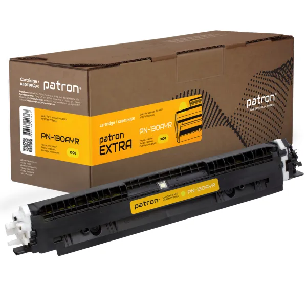 Тонер-картридж совместимый HP 130A (CF352A) желтый Extra Patron (PN-130AYR)