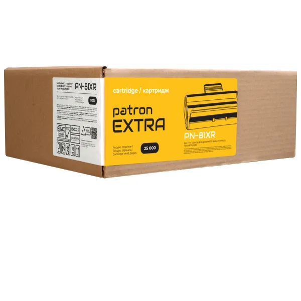 Картридж совместимый HP 81X (CF281X) Extra Patron (PN-81XR)