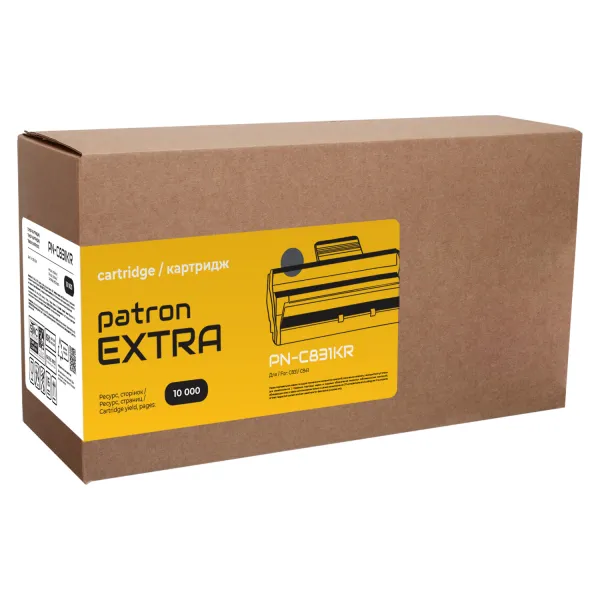 Тонер-картридж сумісний Oki 44844508 (C831) чорний Extra Patron (PN-C831KR)
