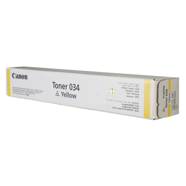Тонер-картридж 034 жовтий Canon (9451B001)