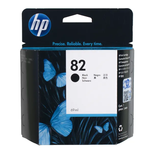 Картридж №82 черный HP (CH565A) - Фото 2