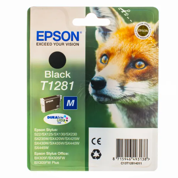 Картридж T128140/C13T128140 черный Epson (C13T12814011/C13T12814012)