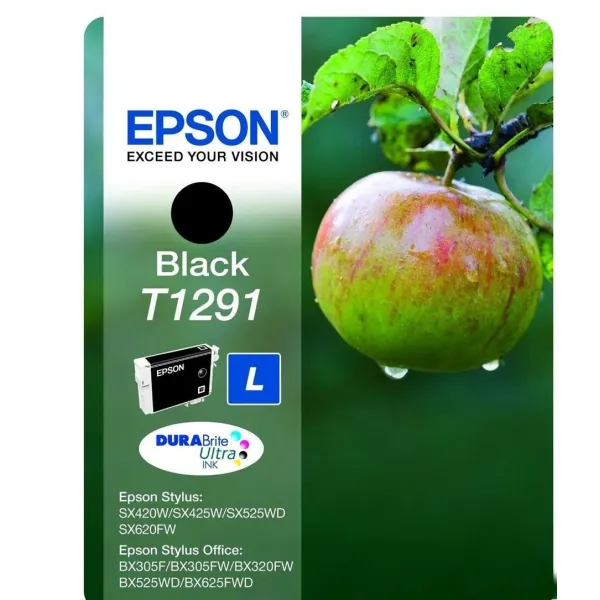 Картридж T12914 380 стр, черный Epson (C13T12914011/C13T12914012)