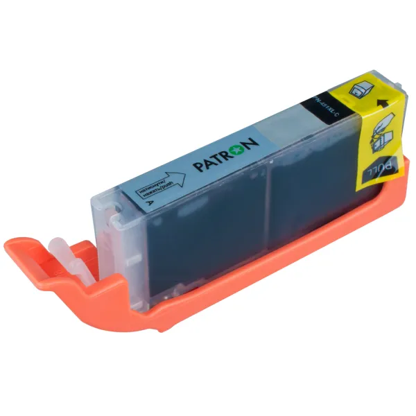 Картридж совместимый Canon CLI-451C XL (6473B001) 665 стр, голубой Patron (PN-451XL-C) - Фото 3