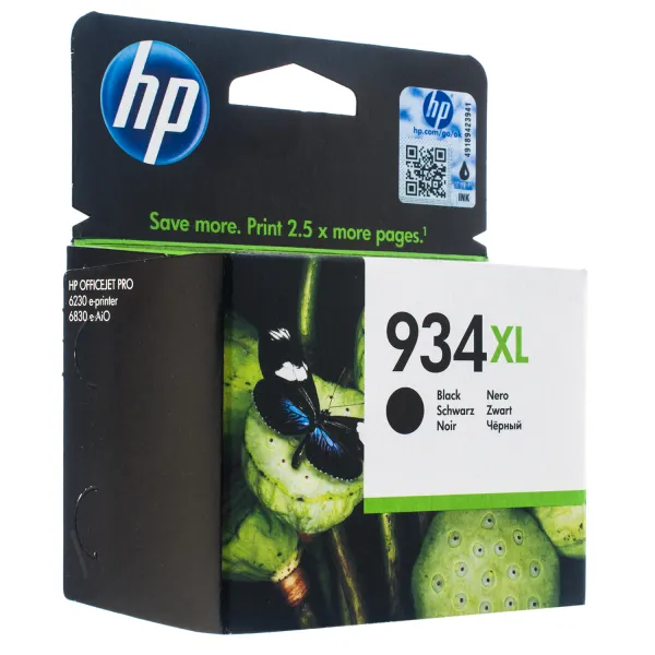 Картридж №934XL 1000 стр, черный HP (C2P23AE)