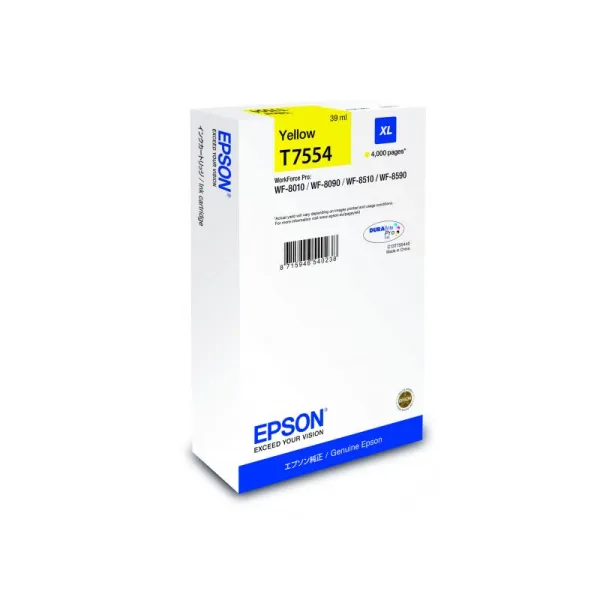 Картридж T755440 XL желтый Epson (C13T755440)
