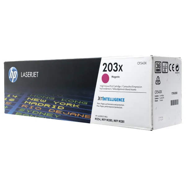 Картридж 203X пурпурный HP (CF543X)
