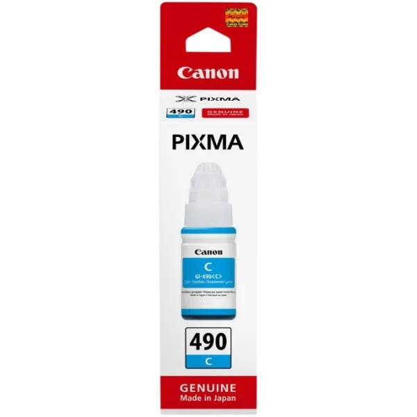Чернила Pixma GI-490 голубые, 70 мл Canon (0664C001) - Фото 2