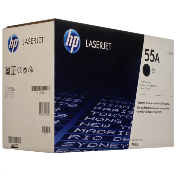 Картридж 55A черный HP (CE255A)