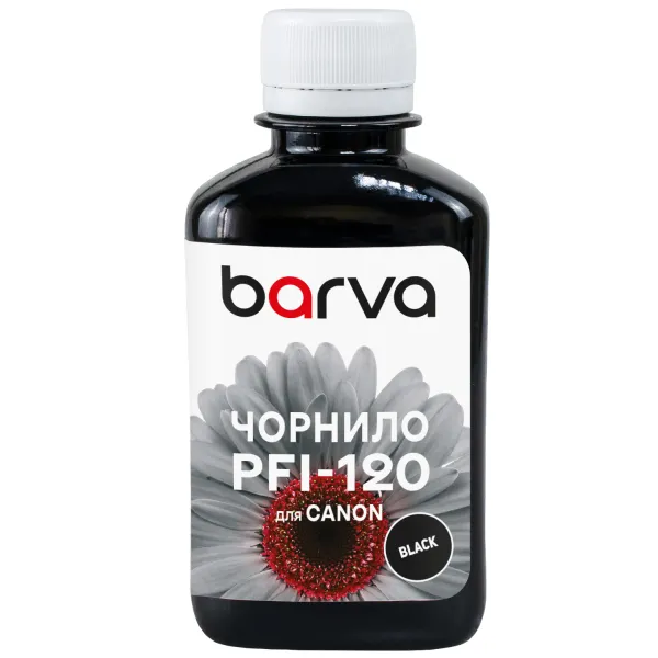 Чернила для Canon PFI-120/PFI-710 BK специальные 180 мл, пигментные, черные Barva (C120-894)