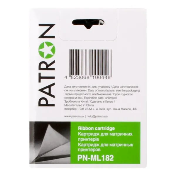 Картридж совместимый Oki MicroLine 182 черный Patron (PN-ML182) - Фото 3
