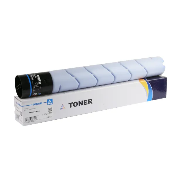 Тонер-картридж совместимый Konica Minolta Bizhub C220, TN-216C/319C 437г, голубой CET (CET6840)