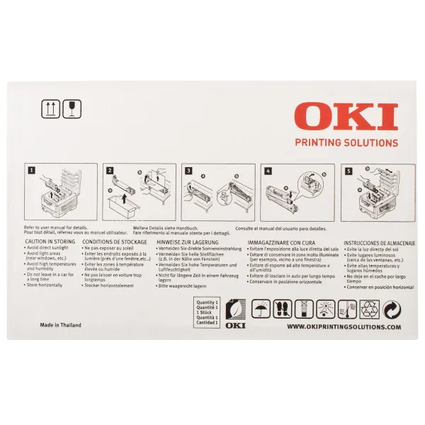 Драм-картридж C5850_5950 пурпурный Oki (43870022) - Фото 3