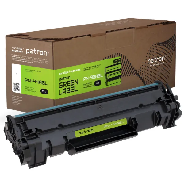 Картридж совместимый HP 44A (CF244A) Green Label Patron (PN-44AGL)