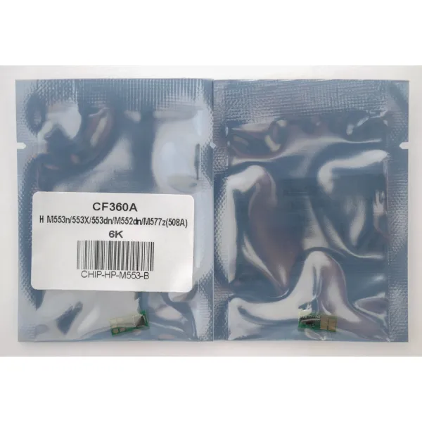 Чип HP CLJ M553, CF360A 6K, черный Everprint (CHIP-HP-M553-B) - Фото 2