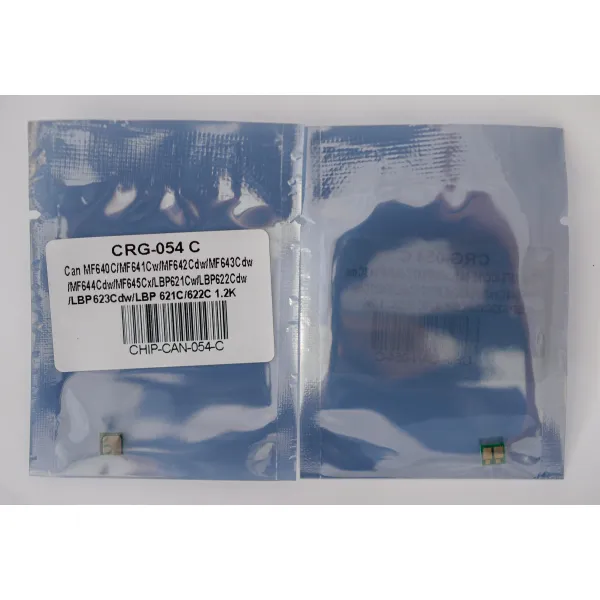 Чип Canon 054 1,2K, блакитний Everprint (CHIP-CAN-054-C) - Фото 2