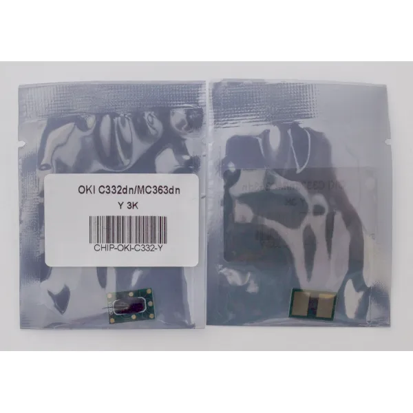 Чип Oki C332 3K, желтый Everprint (CHIP-OKI-C332-Y) - Фото 2
