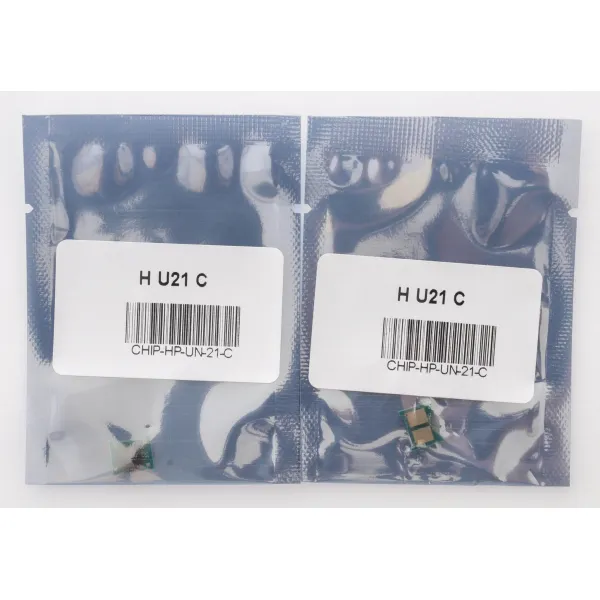 Чип HP LJ P1005/1505/1102/2035/M401/425 CLJ CP1215/1525/2020/M251/351/451/476 U21 універсальний, блакитний Everprint (CHIP-HP-UN-U21-C) - Фото 2