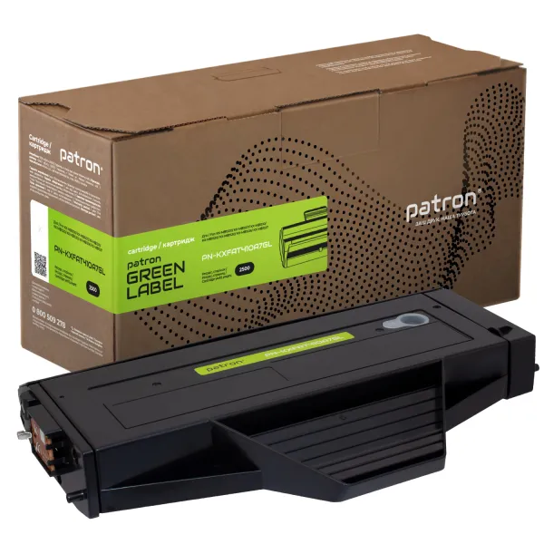 Картридж совместимый Panasonic KX-FAT410A7 Green Label Patron (PN-KXFAT410A7GL)