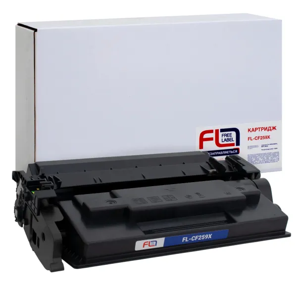 Картридж совместимый HP 59X (CF259X) Free Label (FL-CF259X)