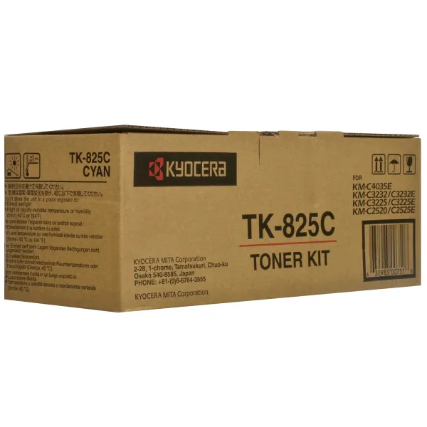 Тонер-картридж TK-825 блакитний Kyocera Mita (1T02FZCEU0)