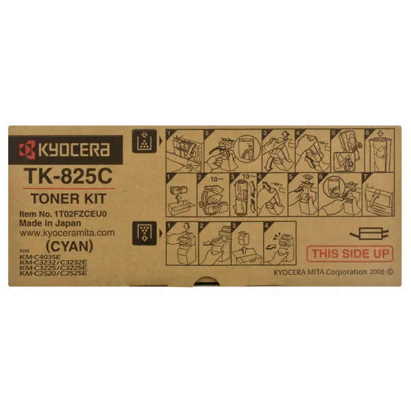 Тонер-картридж TK-825 блакитний Kyocera Mita (1T02FZCEU0) - Фото 4