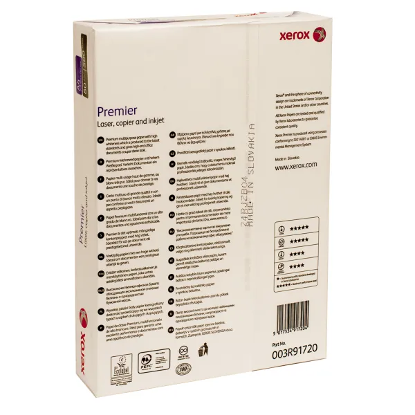 Бумага офисная А4, 80 г/м2, 500 л, Класс А, Premier Xerox (003R91720/003R98760) - Фото 2