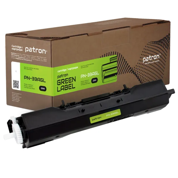 Тонер-картридж совместимый HP 33A (CF233A) Green Label Patron (PN-33AGL)
