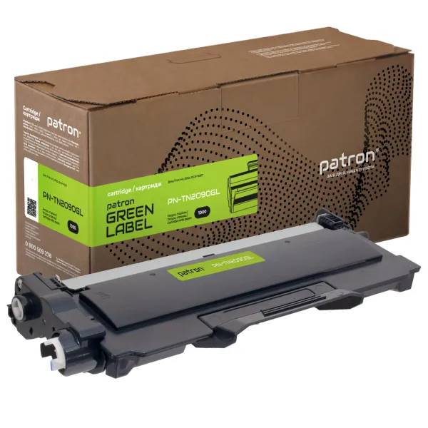 Тонер-картридж совместимый Brother TN-2090 Green Label Patron (PN-TN2090GL)