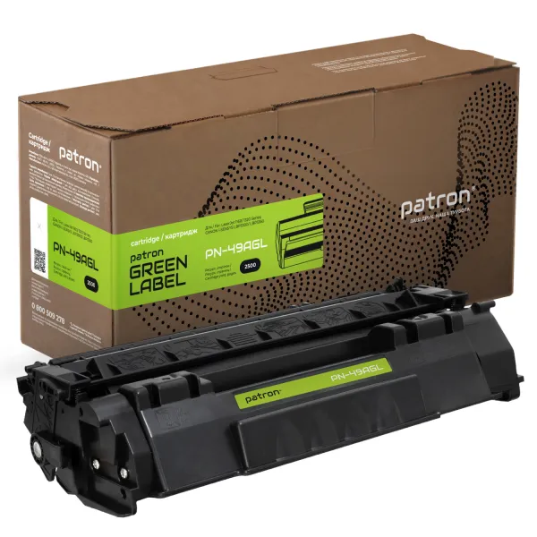 Картридж совместимый HP 49A (Q5949A) Green Label Patron (PN-49AGL)