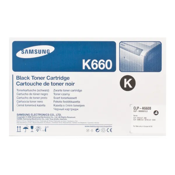 Тонер-картридж CLP-K660B черный Samsung - Фото 3