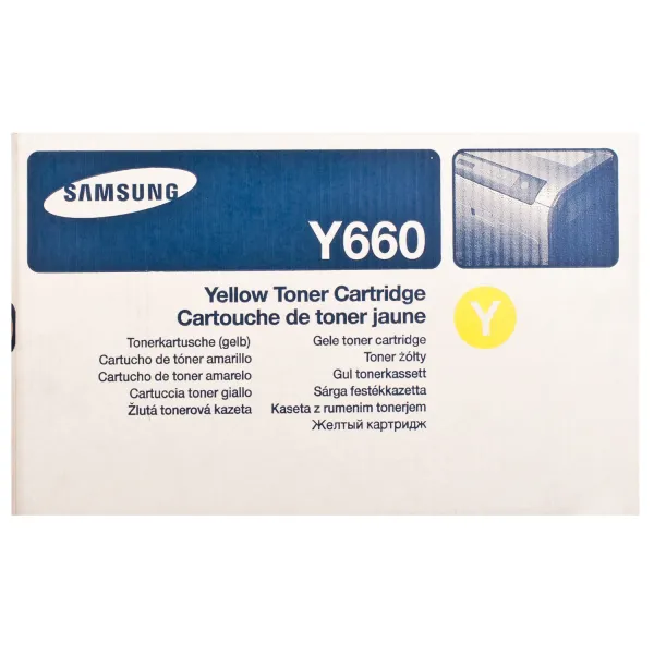 Тонер-картридж CLP-Y660A желтый Samsung (CLP-Y660A) - Фото 6