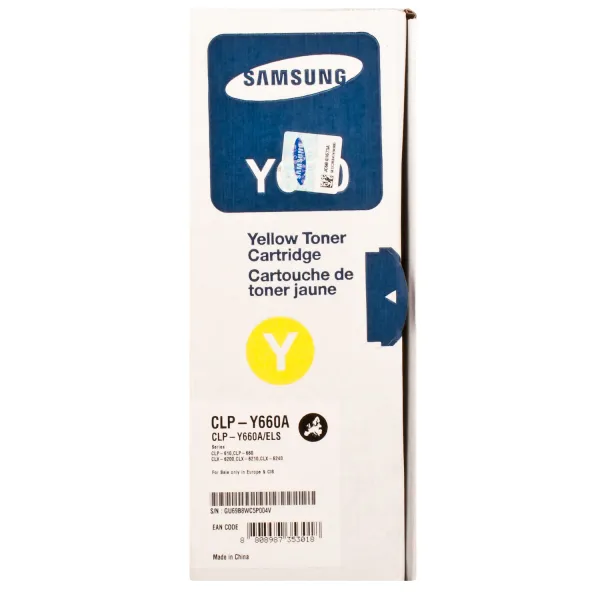 Тонер-картридж CLP-Y660A желтый Samsung (CLP-Y660A) - Фото 5