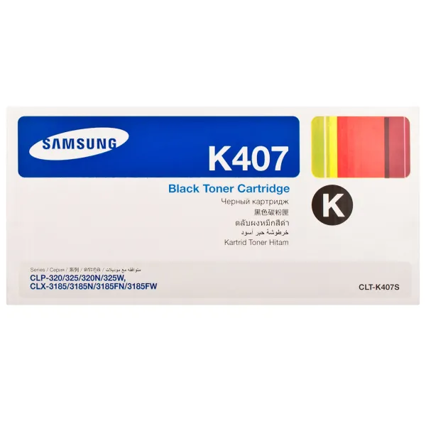 Тонер-картридж CLT-K407S черный Samsung (SU132A) - Фото 5