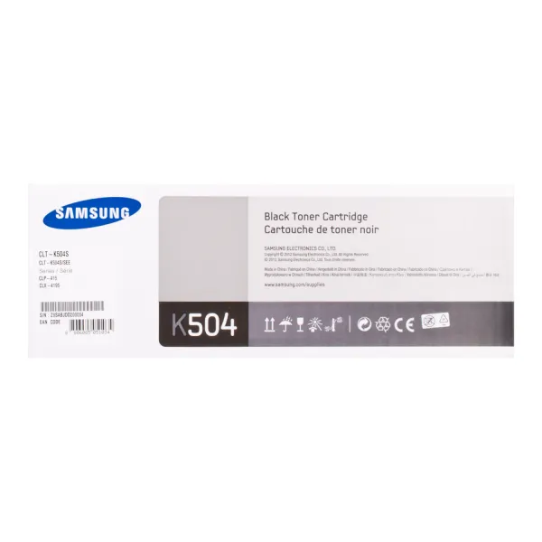 Тонер-картридж CLT-K504S черный Samsung - Фото 5