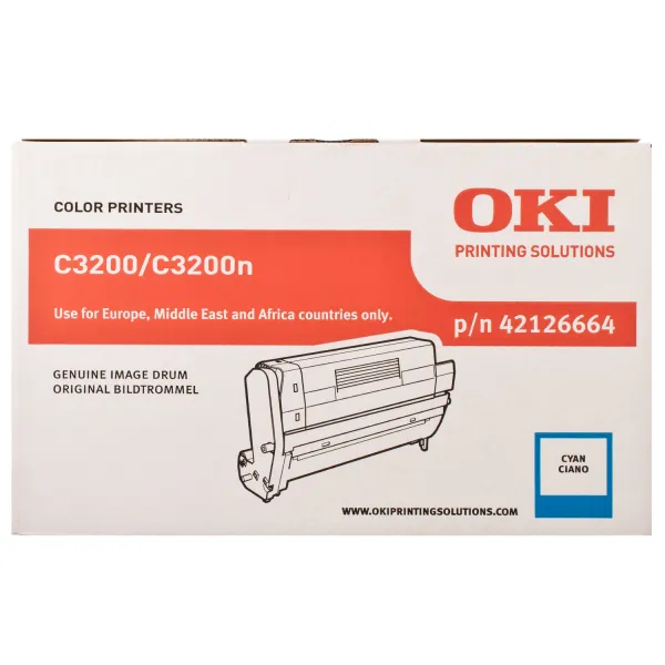 Драм-картридж C3200 блакитний Oki (42126664) - Фото 2
