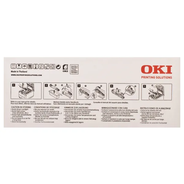 Драм-картридж C33_C34 блакитний Oki (43460207) - Фото 4
