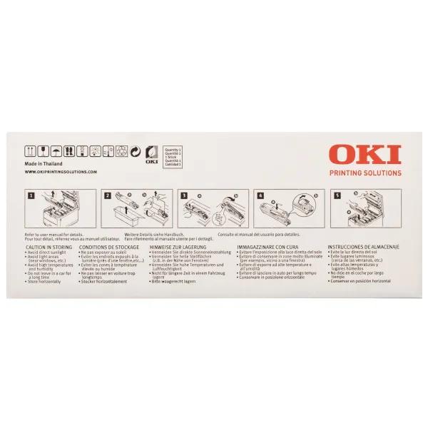 Драм-картридж C33_C34 жовтий Oki (43460205) - Фото 5