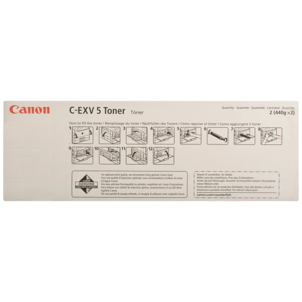 Тонер-картридж C-EXV5 черный Canon (6836A002) - Фото 2