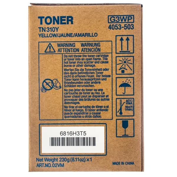 Тонер-картридж TN-310Y жовтий Konica Minolta (4053503) - Фото 2