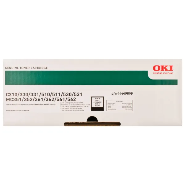 Тонер-картридж C310/510 черный Oki (44469809/44469803) - Фото 3