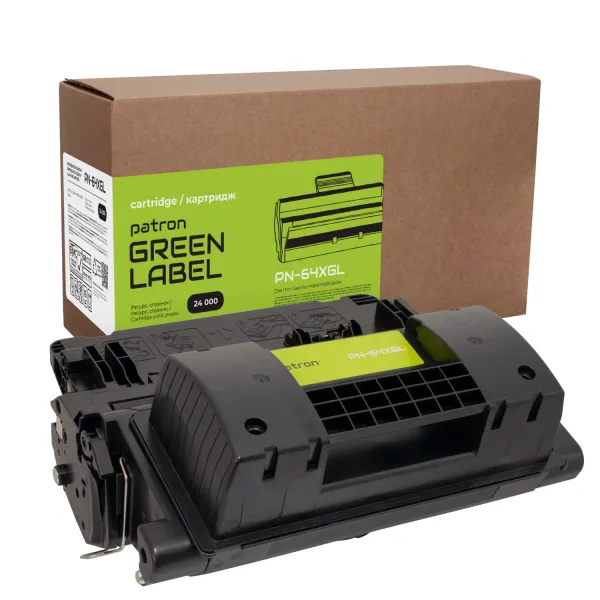 Картридж совместимый HP 64X (CC364X) Green Label Patron (PN-64XGL)