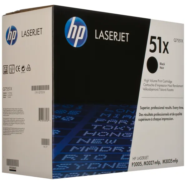 Картридж 51X черный HP (Q7551X)