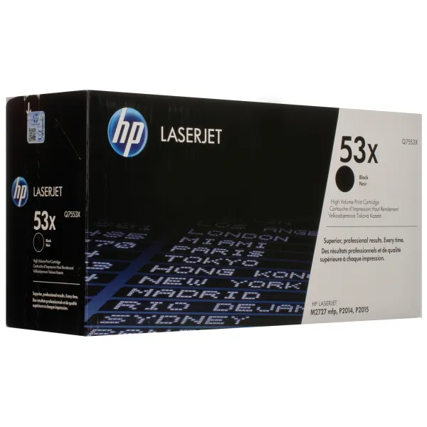 Картридж 53X черный HP (Q7553X)