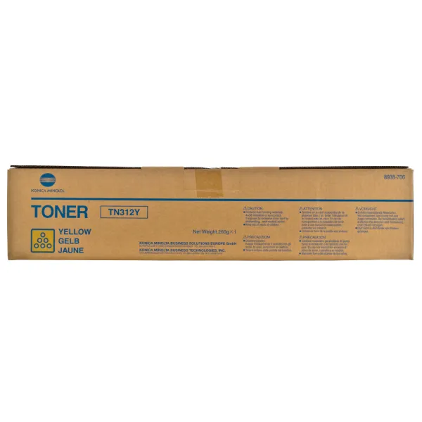 Тонер-картридж TN-312Y желтый Konica Minolta (8938706) - Фото 2