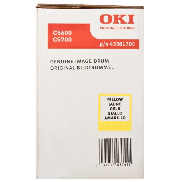 Драм-картридж C56_57 желтый Oki (43381705) - Фото 3