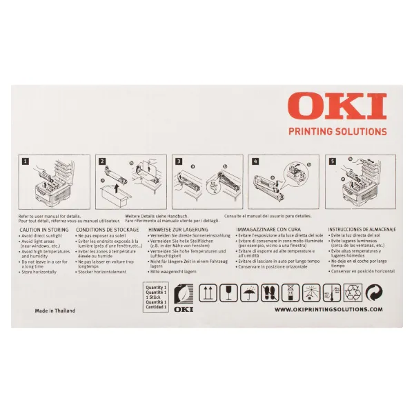 Драм-картридж C56_57 желтый Oki (43381705) - Фото 2