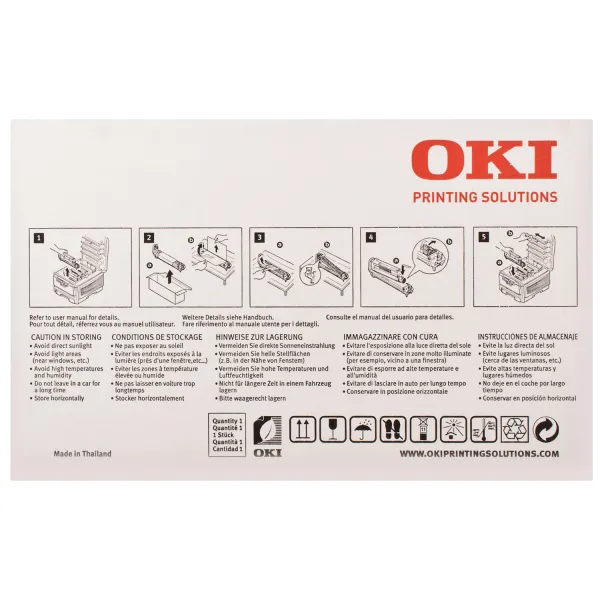 Драм-картридж C58_59 чорний Oki (43381724) - Фото 5